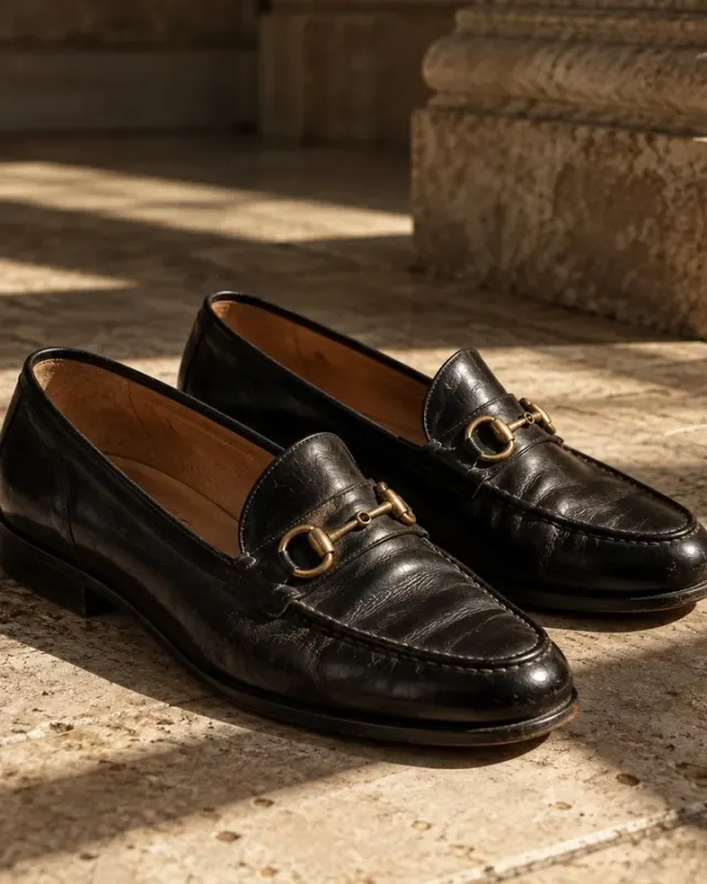 Giày loafer đen — ảnh 2
